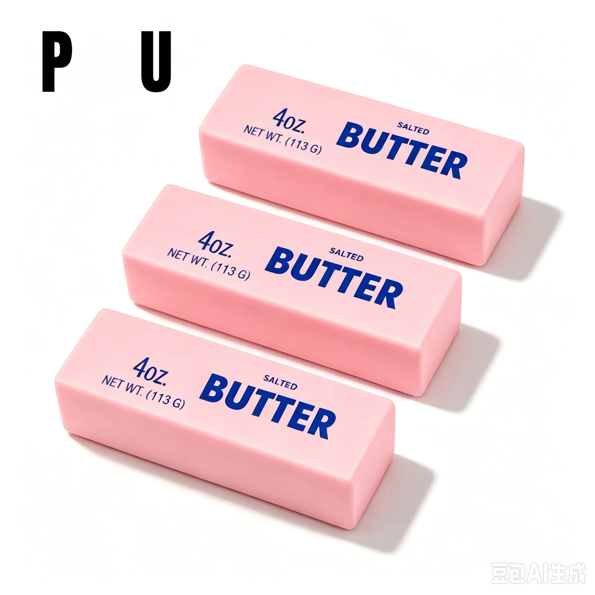 Butter Stick Squishy Stress Ball Fidget Toy Crunchy Squeeze Toy Round Blocks Filled ADHD Anti Stress Release Hand Relax Gift