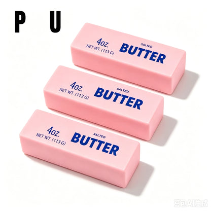 Butter Stick Squishy Stress Ball Fidget Toy Crunchy Squeeze Toy Round Blocks Filled ADHD Anti Stress Release Hand Relax Gift