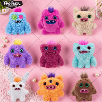 Baby Fugg Fuggler Monster Plush Doll  Original Rabid Rabbit Funny Ugly Hedge Grog Screech Wide-Eyed Teeth Monster With Box