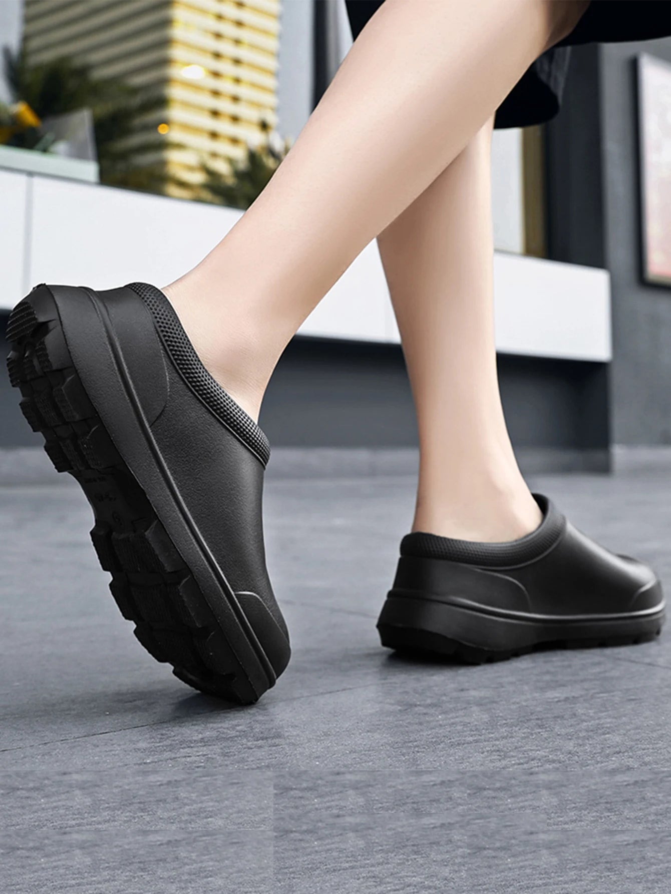 Men's New Vintage Style Casual Slip-On Shoes for Teenagers, Suitable for All Seasons, Waterproof, Ultra-Soft Eva One-Piece Molded Flat-Soled Splash-Proof Loafers, Fishing Shoes