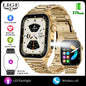 LIGE 2.01" HD Wyświetlacz Smartwatch dla Mężczyzn Kobiet Monitor Zdrowia Zegarki Sportowe Fitness AI Głos Rozmowy Bluetooth Męski Smartwatch Nowość