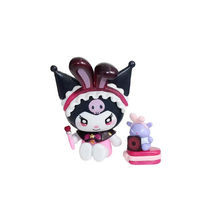 Sanrio Kuromi Sparkling Idol Series Cartoon Blind Box Toy Creative Personalized Desktop Ornaments Statue Model Surprise Gift Box