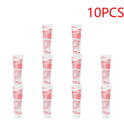 1-10 sztuk smaru rowerowego do łożysk 50ml Olej do łańcucha z narzędziem do smarowania Szybki smar do łańcucha rowerowego Mokry smar do łańcucha w celu zmniejszenia tarcia