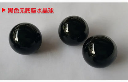 Natural Black Obsidian Sphere Large Crystal Ball Healing Stone Gemstone 30/40/50mm obsidian crystal decorative glass Home Decor