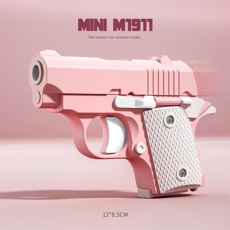 Children'S Toy Guns Model 3D Mini 1911 Gravity Printing Fidget Toy for Kids Adults Stress Relief Toy Children Decompression Gift