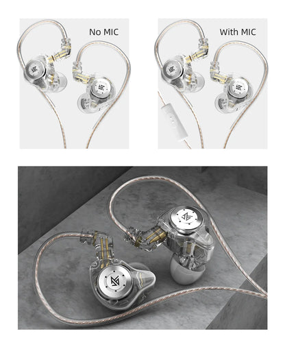 KZ EDX pro Earphones Bass In Ear Monitor Headphones Sport Noise Cancelling HIFI Headset New Arrival!