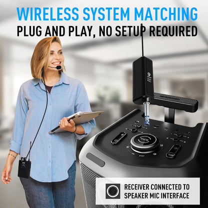Wireless Transmitter System G-MARK GX100 Professional UHF headset Mic 50M For Party Show Stage Wedding Church