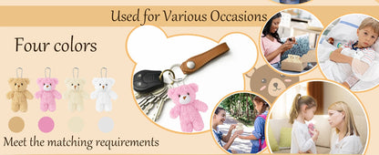12-500Pcs Mini Teddy Bears Tiny Soft Stuffed Teddy Bear Small Plush Bears Bulk for Birthday Party Decor Favors Bag Keychain