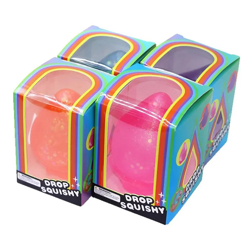 Soft And Big Water Drops Pinch Simulation Dream Water Drop Slow Rebound Pinch Ornament Office Relaxation Pinch Ornaments