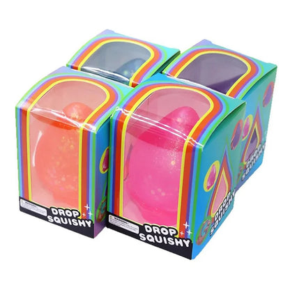 Soft And Big Water Drops Pinch Simulation Dream Water Drop Slow Rebound Pinch Ornament Office Relaxation Pinch Ornaments