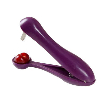 Cherry Pitter Portable Cherry Fruit Kitchen Pitter Remover Olive Corer Cherry Corer Fruit Vegetable Tools Fast Enucleate Squeeze