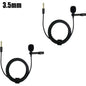 1-5pc Portable Lavalier Microphone Metal Clip Lapel Mic Wired 3.5mm/Type-C/USB For Mobile Phone Laptop DSLR Camera Lound Speaker