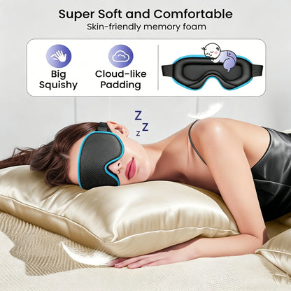 Eye Mask for Sleep Eye Sleeping Masks for Women and Men 3D Weighted Eye Cover Sleeping Mask Blackout Blindfold of Eyemask