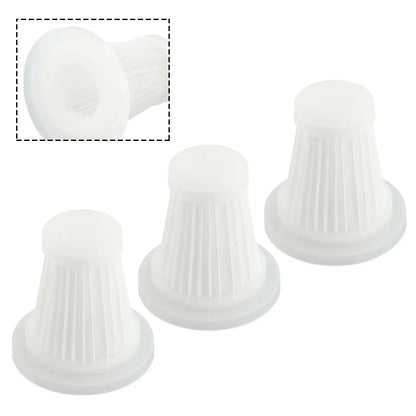 5pcs Car Vacuum Cleaner Filter Wireless Handheld Dust Collector Washable  Air Filter Cartridge Repeatable Applicability Interior