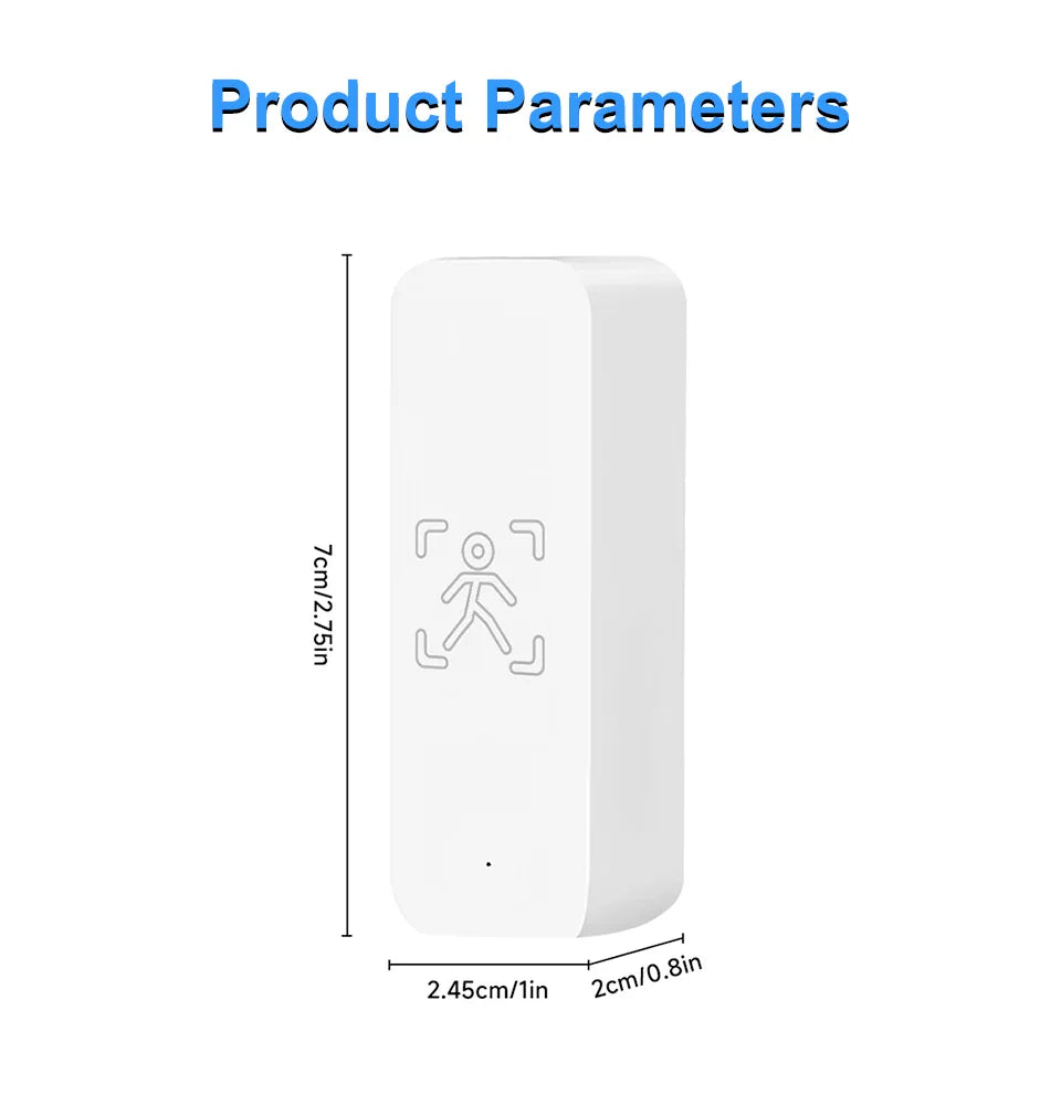 Tuya 10G Mmwave Human Motion Sensor Zigbee Smart Presence Detector Indoor Security Alarm System With App Control