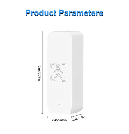 Tuya 10G Mmwave Human Motion Sensor Zigbee Smart Presence Detector Indoor Security Alarm System With App Control