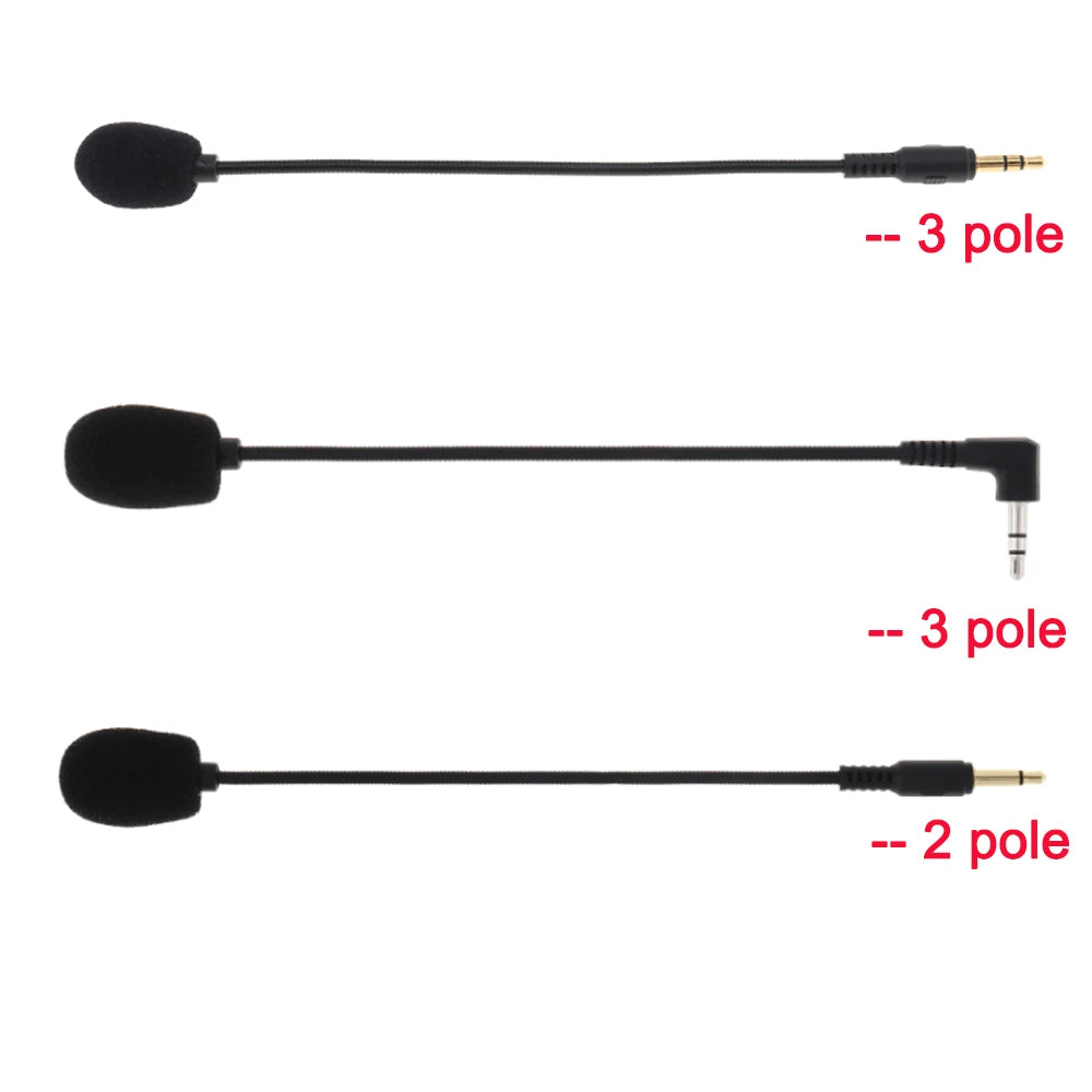 1 pc 3.5mm Microphone 90 Angle Bending Folding Metal Hose Microphone Capacitor
