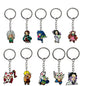 Anime Demon Birthday Theme Gifts Bags Keychain tattoo sticker Demon Slayer Candy Bags Packaging Giveaway Party Favors Gifts Supp