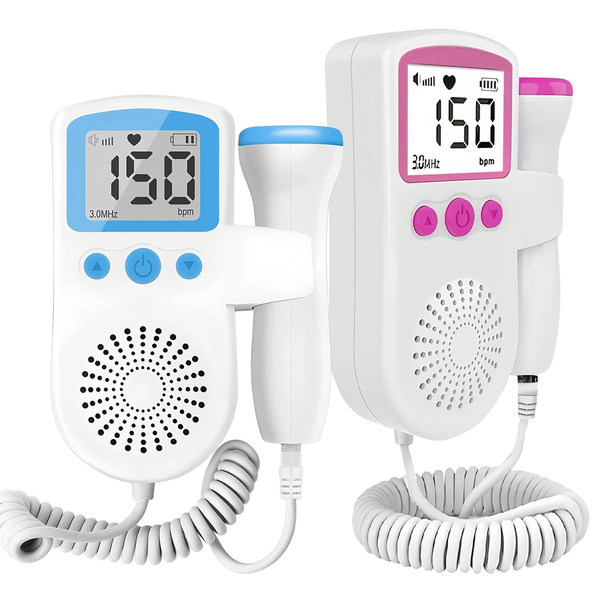 Forehead Fever Temperature Digital LCD Infrared Thermometer Medical Non-contact or 3.0MHz Doppler Fetal Heart Rate Monitor