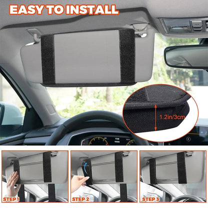 Car Sun Visor Organizer Universal Car Sunshade Storage Clip for Car Accessories Storage Holder Molle Hunting Gears Bag