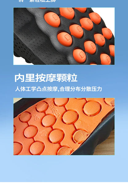ClaWave Men Women Running Shoes Massage Particles Supercritical Cushioning Breathable Knit Sports Sneakers Non-slip Walking Shoe