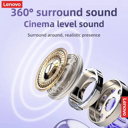 Lenovo TA410 Bluetooth 5.4 Wireless Earphones Open-Ear Bone Conduction Ear Clip Design Ultra-Light Comfortable Wearing Earphone