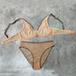 YUQI French Summer Bra - Sexy Euro Color-Block Lingerie | Slim Push-Up Lift & Anti-Sag Support | Anti-Sag Comfort Fit Underwear