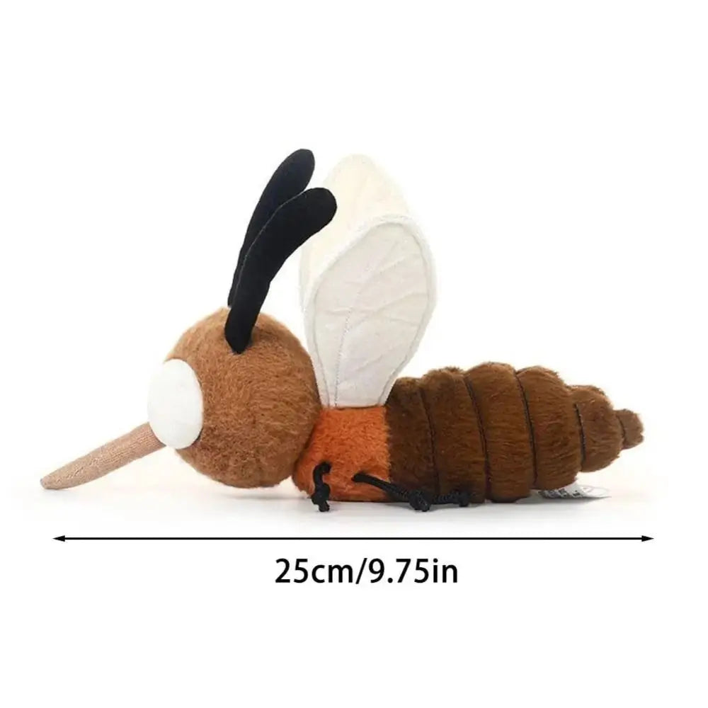 Stuffed Animal Mosquito Plushie Home Decoration Funny Insect Mosquito Insect Toy 25CM Cartoon Stuffed Mosquito For Children