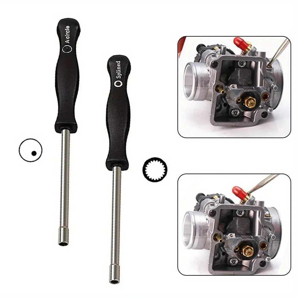 2Pcs 21-Teeth Splined + A-Circle Carburetor Adjustment Tool Screwdriver Kit For For Sears For Craftsman For Poulan