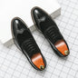 Retro Oxfords Shoes Men Classic Men's Dress Shoes Casual Business Social Brogues Shoes For Wedding
