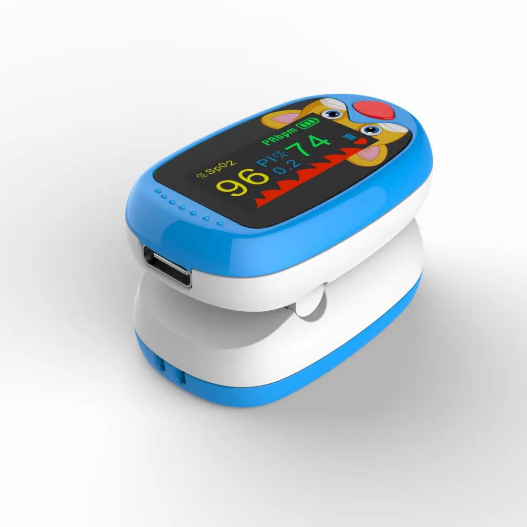 USB Pediatric Oximeter Finger Blood Oxygen Monitor for Children Pulse Oximeter OLED Digital Oximetro Home Medical