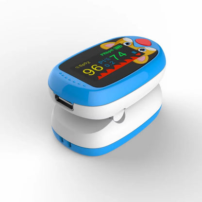 USB Pediatric Oximeter Finger Blood Oxygen Monitor for Children Pulse Oximeter OLED Digital Oximetro Home Medical