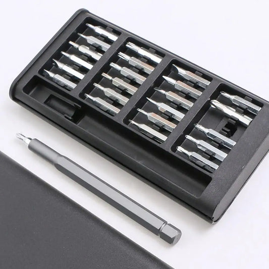 24 in 1 Precision Screwdriver Set: Professional Repair Tool Kit with Screwdriver Heads for Smart Home, Phone, Computer & Glasses