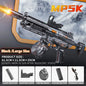 MP5K Full Automatic Water Gun Toy with Retractable Stock Linked Recoil Mechanism Water Pistol Summer Outdoor Beach Shooting Game