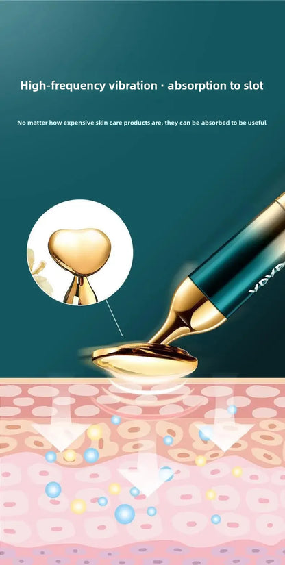 Electric Facial Beauty Devices Face Lifting Anti Wrinkle Facial Eye Massage with Face Cream Introducer Skin Rejuvenation Care