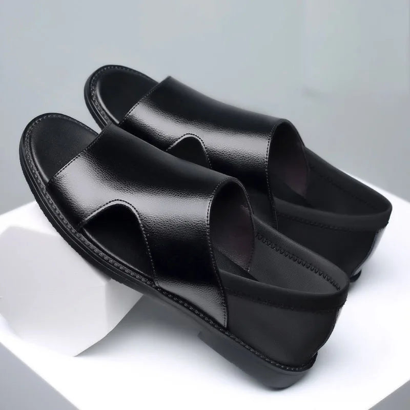 Men's Loafers Summer Hollow Out Breathable Hole Shoes Comfort Soft Casual Sandals-2020