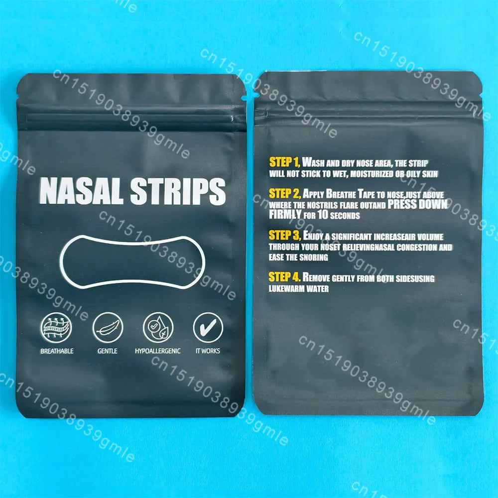 Nasal Dilator Patch Nasal Strips Anti Snoring Nose Strips Breathable Comfortable Improve Breathe Nose Patch Sleep Aid