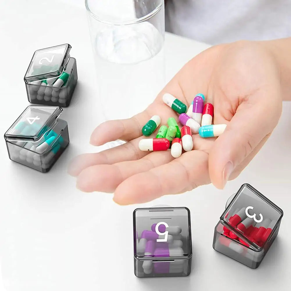 30 Day Pill Organizer BoxDescribe Monthly Pill Organizer Once A Day Portable Month Pill Cases Medicine Organizer For Vitamin