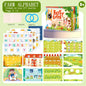 Busy Book for Kids Quiet Book Sticker Montessori Early Educational Toy Toddlers Matching Puzzles Game Baby Learning Toys Gifts