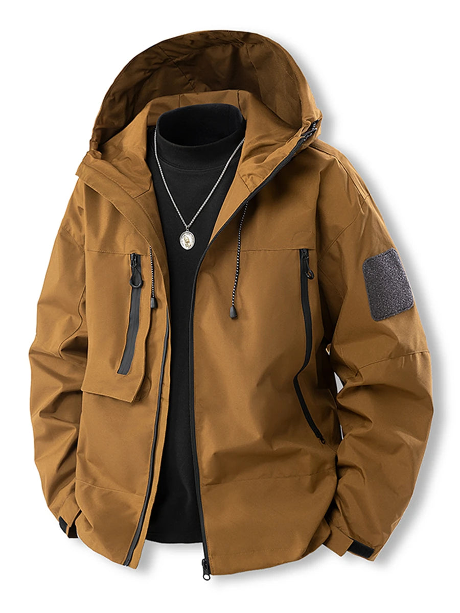 Men autumn and winter cotton jacket, warm and comfortable padded thick down jacket 2023 New double-sided cotton jacket M-5XL