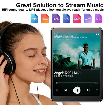 Android and WiFi MP3 Player 2.8 inchs Bluetooth Speaker Online Music Streaming Built in Play Store Spotify Apple Music deezer