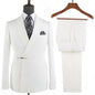Elegant 2-Piece Men's Suit Slim Fit  Blazer And Pants Set for Wedding Groom Tuxedo Business Party