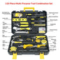 108 Pcs/set Socket Wrench Auto Repair Tool Combination Package Mixed Tool Set Hand Tool Kit with Plastic Toolbox Storage Case