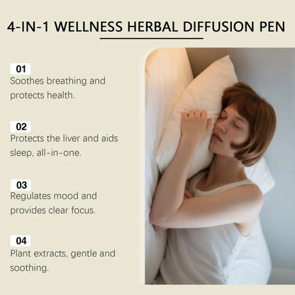 Natural Energy Boost Clear Breathing Herbal Diffuser Mullein Thyme Tea Enhances Energy Promotes Sleep Health Cleanses Lungs 4pcs
