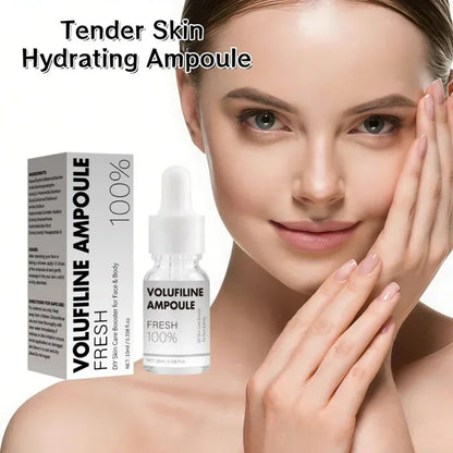 100% Pure Volufiline Plumping Ampoule Serum, Skin Care Essential for Facial Volume & Even Skin Tone, Fast-Absorbing Hydrating