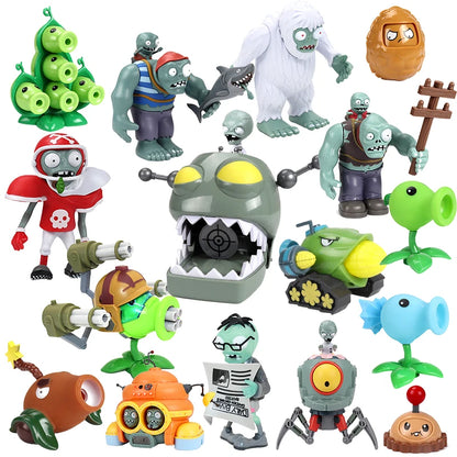 New Large Plants vs Zombies Figures Dr. Zomboss Peashooter Gargantuar Potato Mine Chomper Conehead For Kids Chrismas Toy Gifts