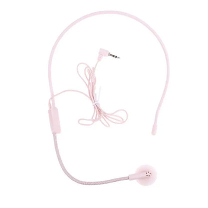 1Pc Wired 3.5mm Plug Guide Lecture Speech Headset Mic Portable Head-mounted Headset Microphone For Teaching Meeting