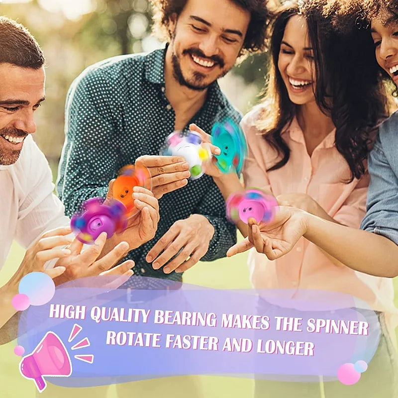 Antistress Push Bubbles  Fidget Spinner for Kids and Adults Face-Changing Sensory Toy for Autistic Children Anxiety Relief Gifts
