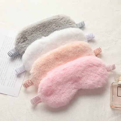 Eye Cover Plush Mask Eyepatch Nap Health Eye Cover  Sleeping Mask Sleeping Blindfold Soft Plush Eye Masks Cute Love Cloud