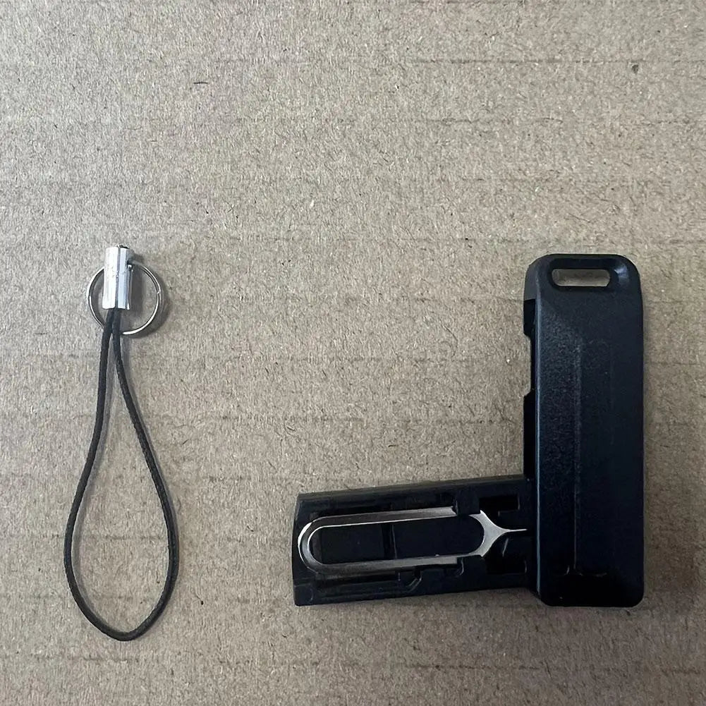 BUDI Anti-Lost Sim Card Eject Pin Needle Plastic Storage Box Mobile Phone Steel Ejector Pin SIM TF Card Tray Opener Keyring